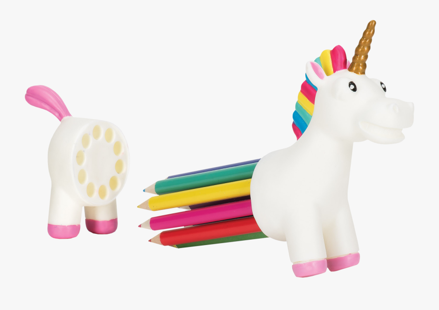 Rainbow Colored Pencils Png Download - Clay Animal Pencil Holder, Transparent Clipart