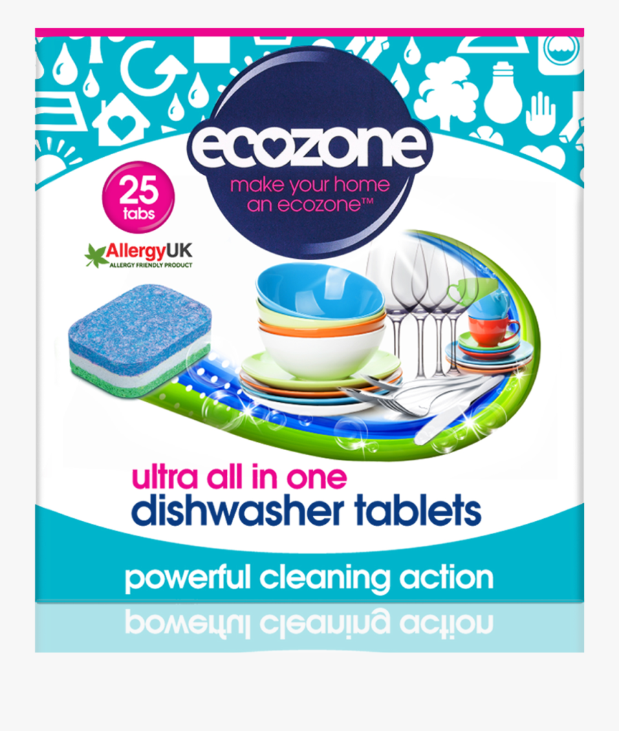 Ecozone Ultra Dishwasher Tablets - Ecozone Classic Tablets, Transparent Clipart