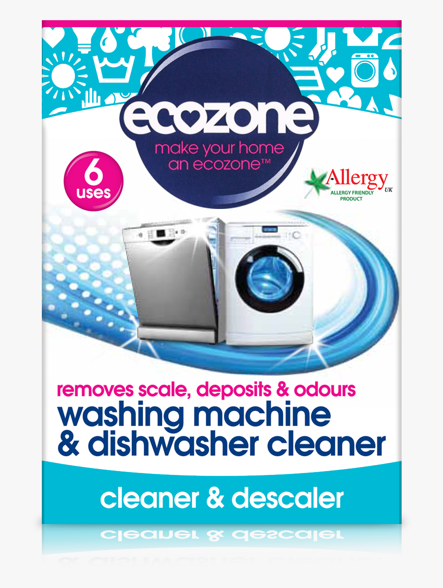 Ecozone Washing Machine Dishwasher Cleaner - Washing Machine Cleaner Tablet, Transparent Clipart