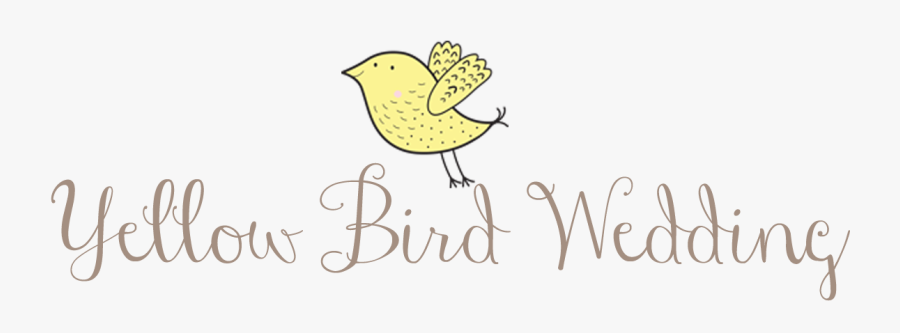 Yellow Bird Wedding - Cartoon, Transparent Clipart