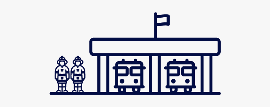 Firebrigades Big/medium - Fire Department, Transparent Clipart