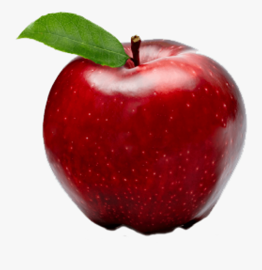 Apple Grape Red Delicious Fruit Food - Big Juicy Red Apple, Transparent Clipart