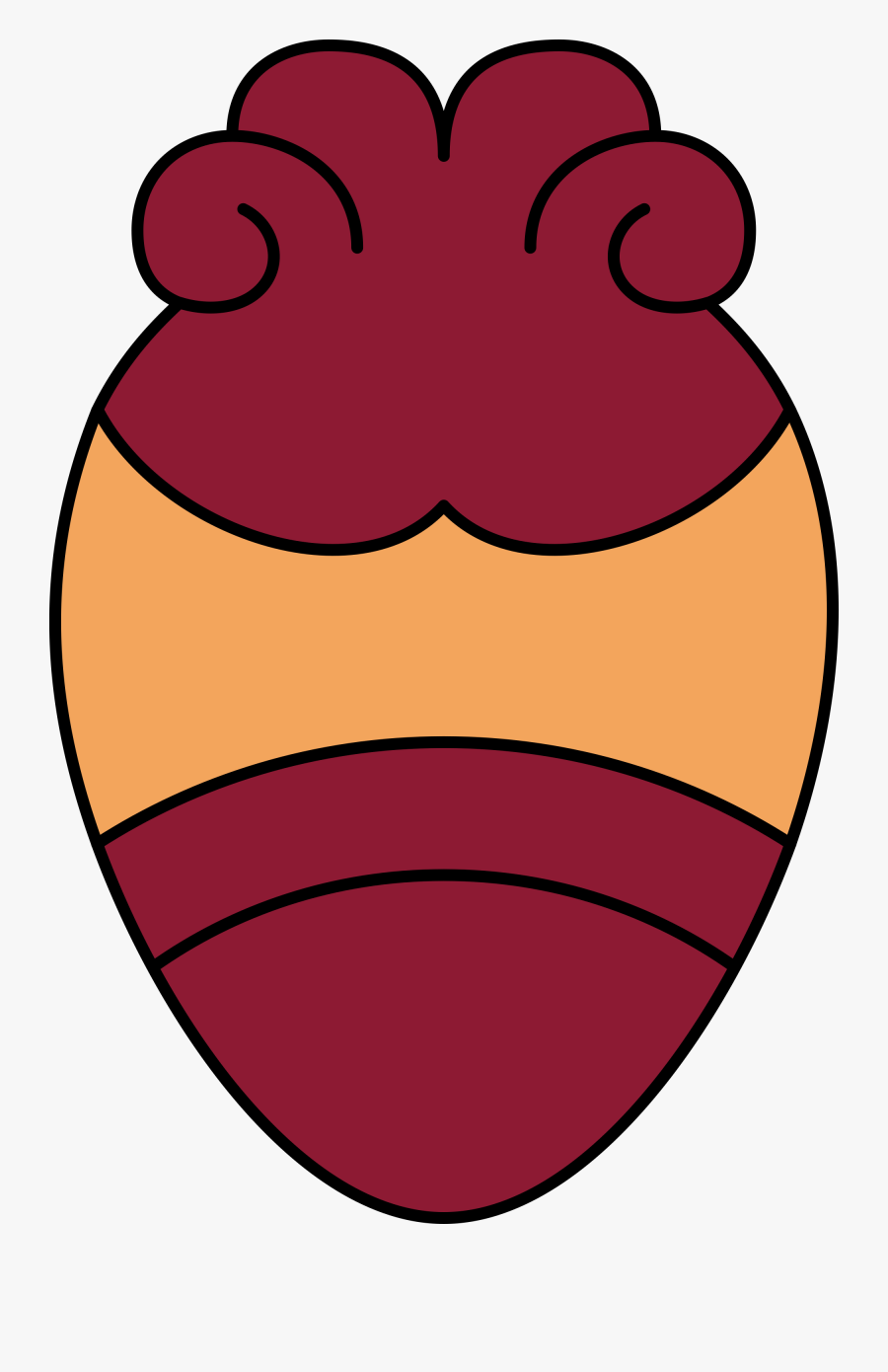 Aztec Heart, Transparent Clipart