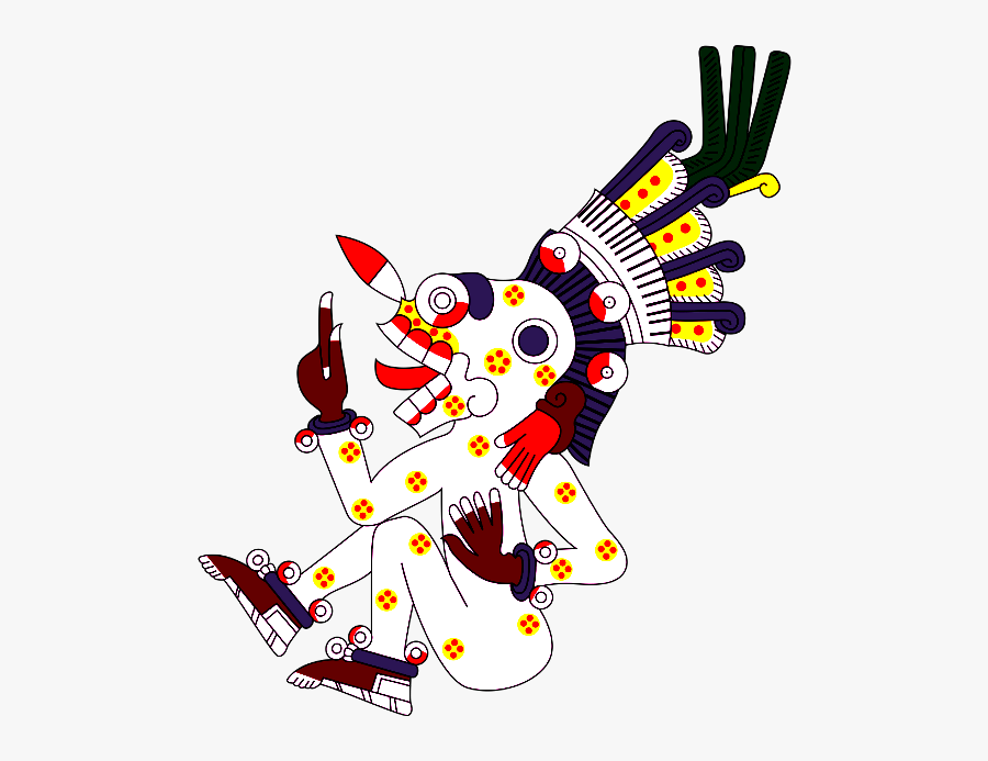 Aztec God Of Death Mictlantecuhtli - Mictlantecuhtli Codex Borgia, Transparent Clipart