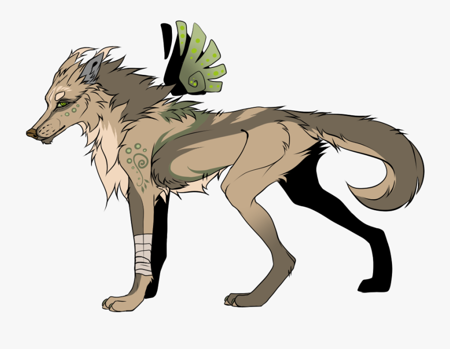 Aztec The Ancient Wolf - Illustration, Transparent Clipart