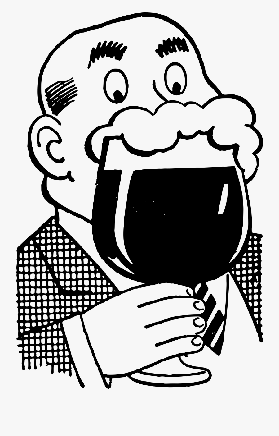 Drink Clipart Retro - Beer Clipart Retro, Transparent Clipart