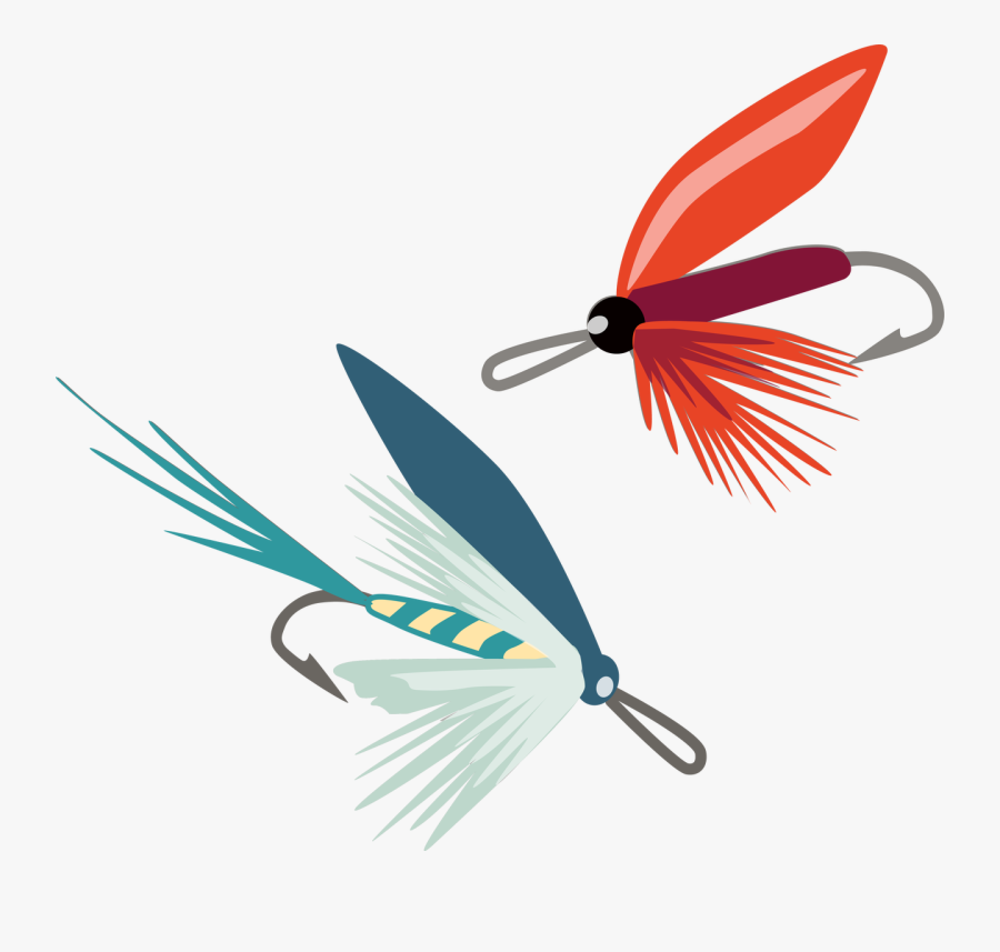 Fly Hooks Svg Cut File, Transparent Clipart