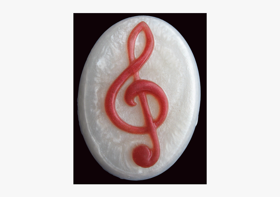 Treble Clef Soap - Circle, Transparent Clipart