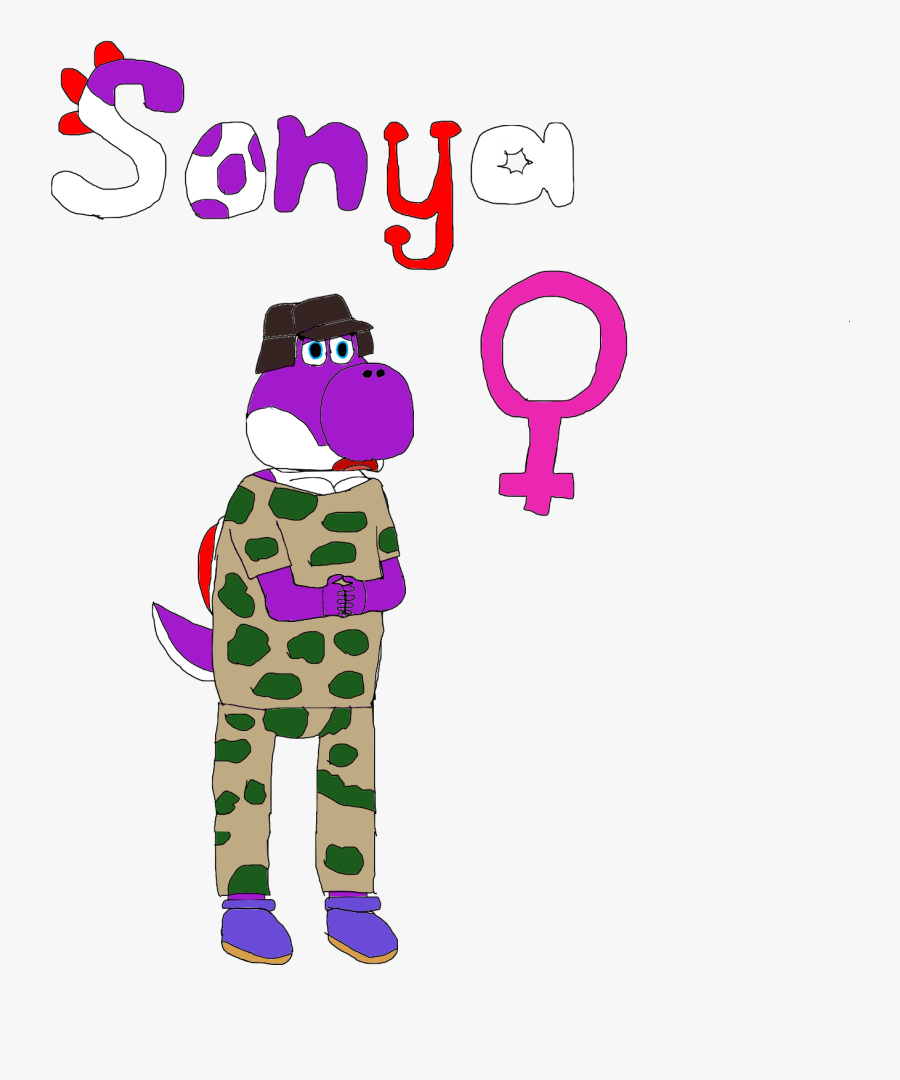 Sonya Yoshi - Cartoon, Transparent Clipart