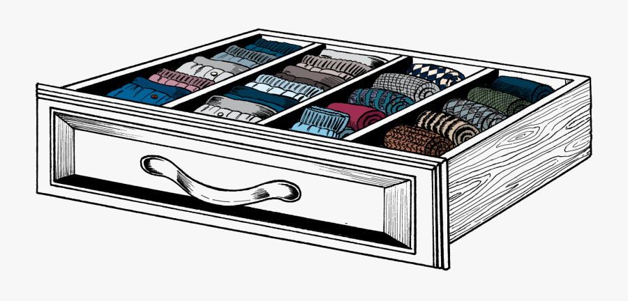 Ways To Organize - Chest Of Drawers, Transparent Clipart