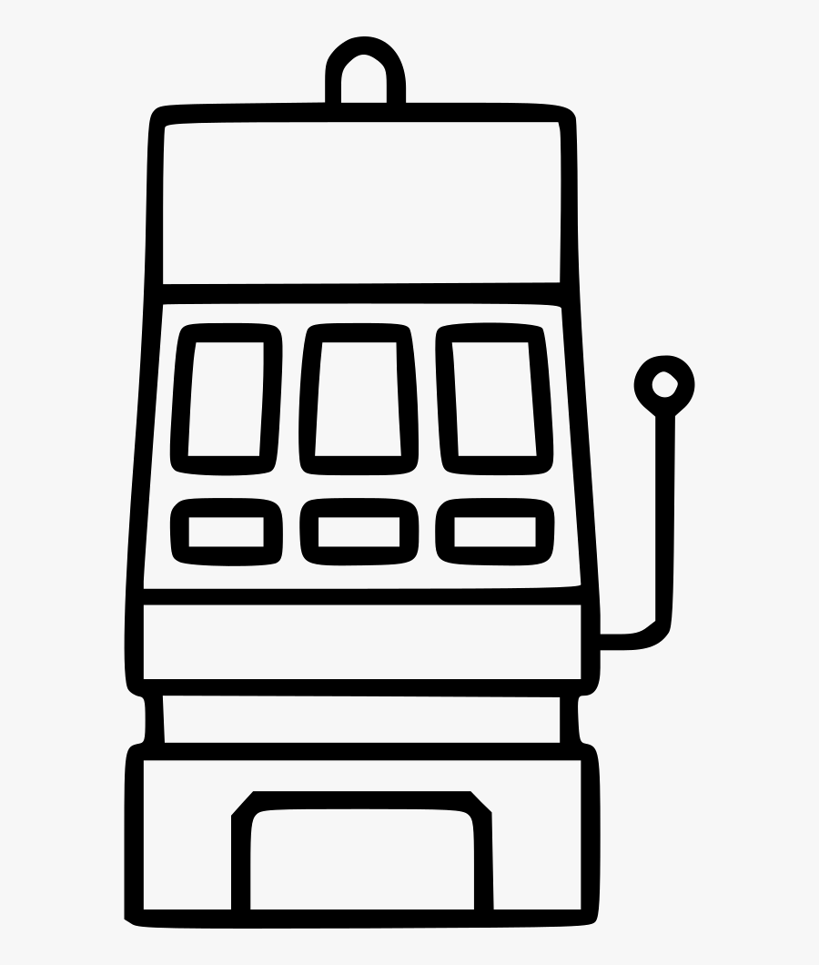 Slot Machine Bingo Random Luck Risk Spin Bet - Slot Machine Svg, Transparent Clipart
