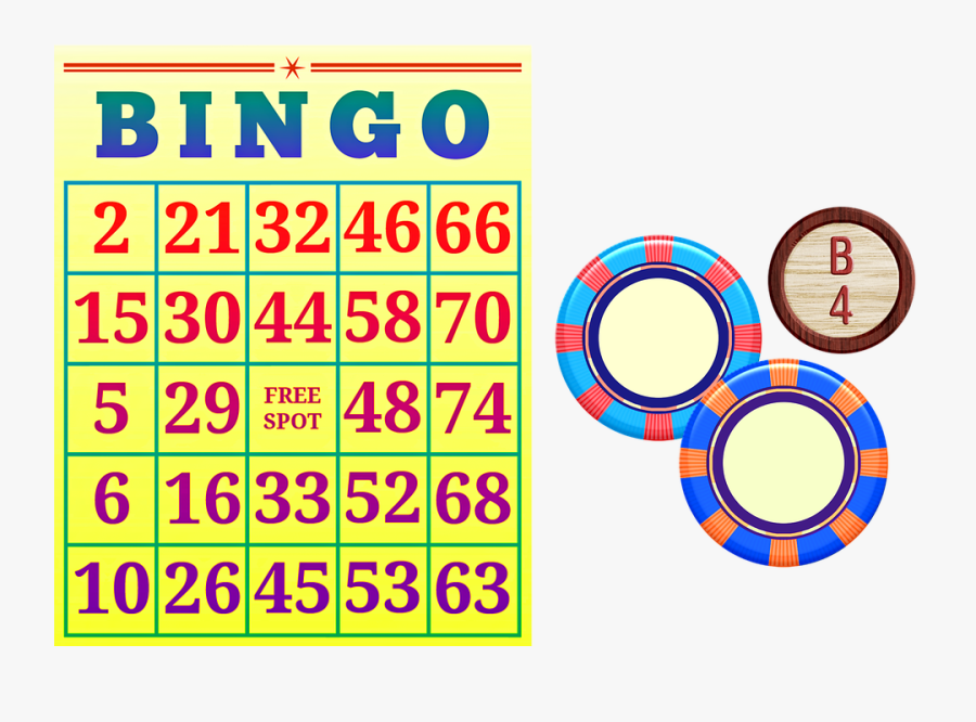 Bingo, Game, Win, Number, Gambling, Chance, Play - Numbers Bingo Games, Transparent Clipart
