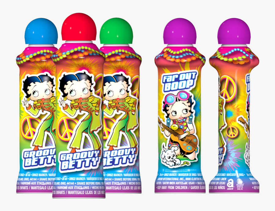 Groovy Betty 3 Oz Bingo Dauber - Cartoon, Transparent Clipart