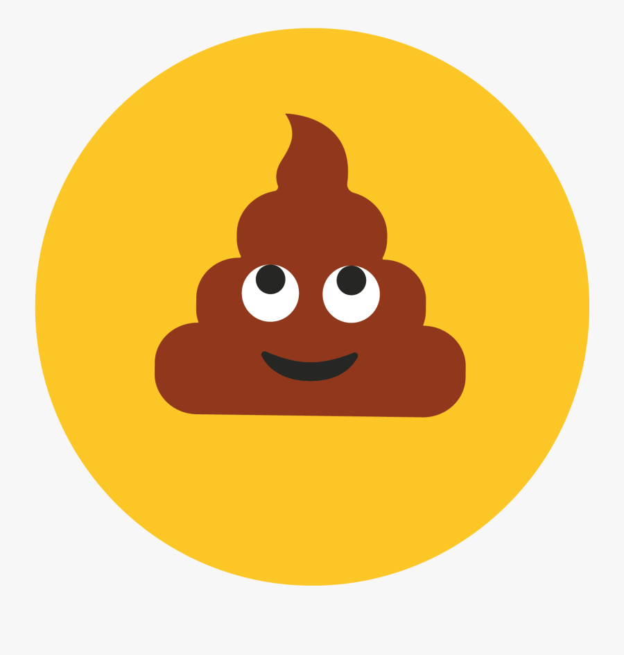 Poo Emoji Cake Topper, Transparent Clipart