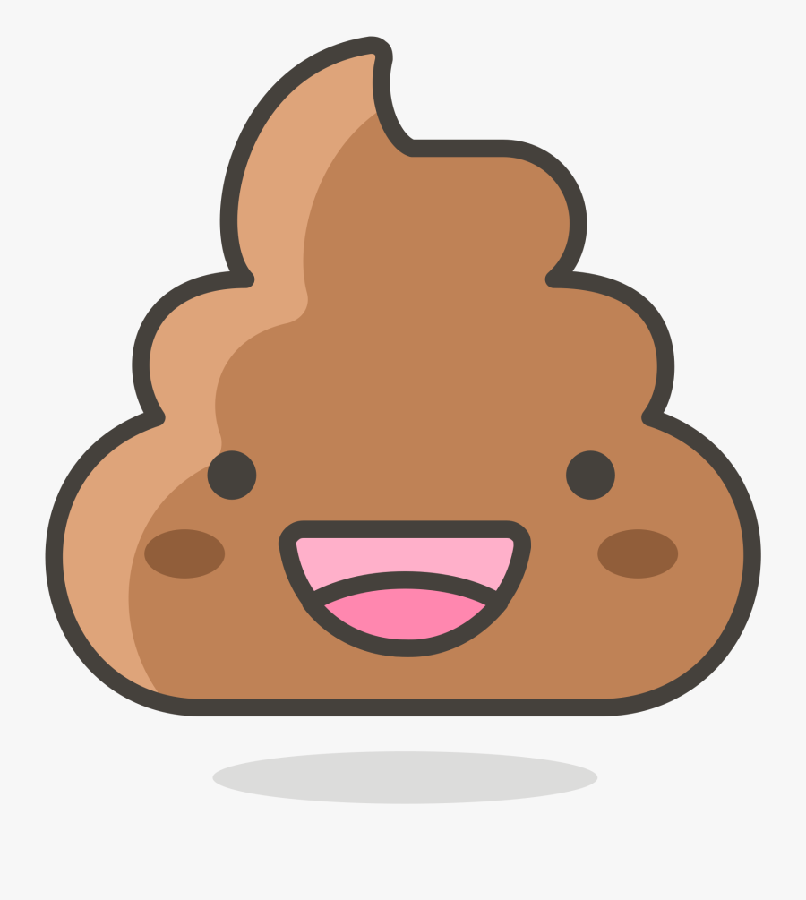 Emoticon Poop Emoji Png Transparent, Transparent Clipart