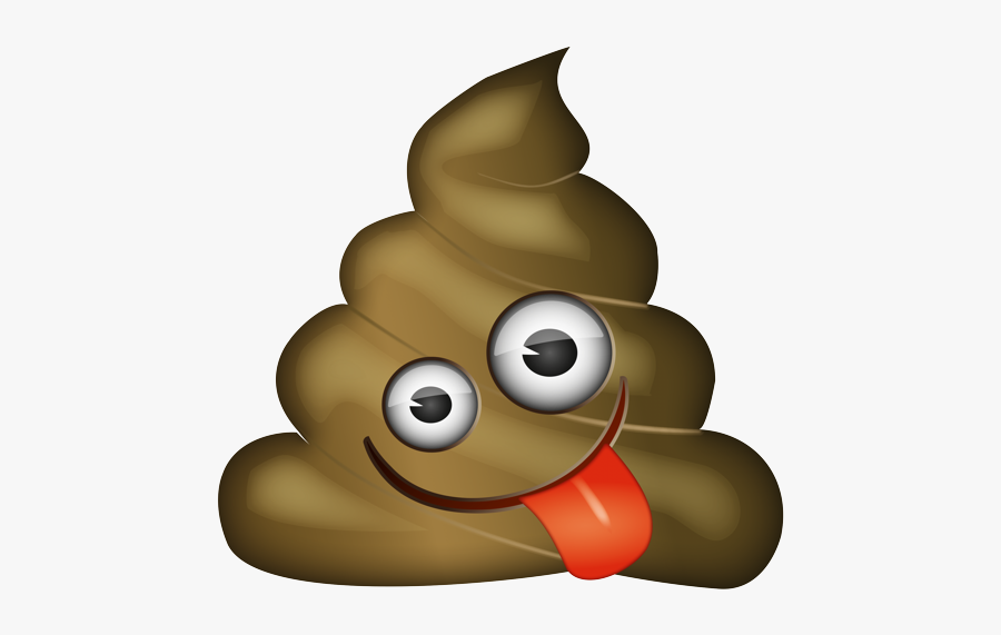 Bull Poop Emoji, Transparent Clipart