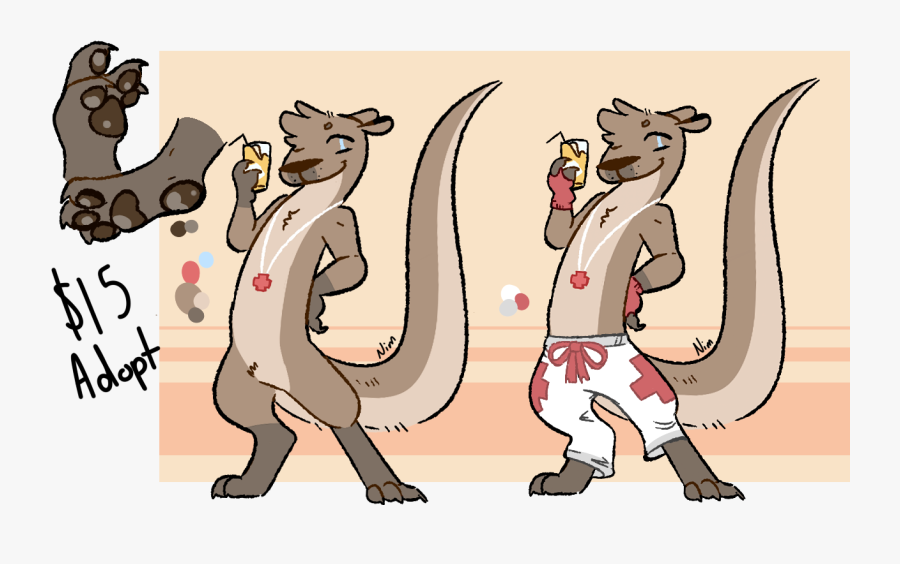 Lifeguard Otter - Cartoon, Transparent Clipart