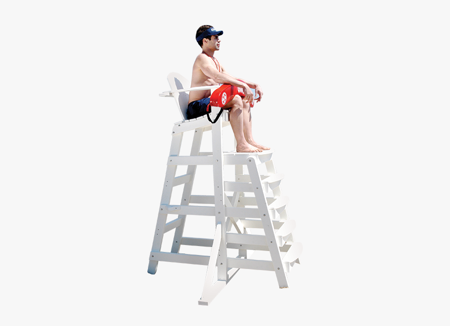 Lifeguard In Chair, Transparent Clipart