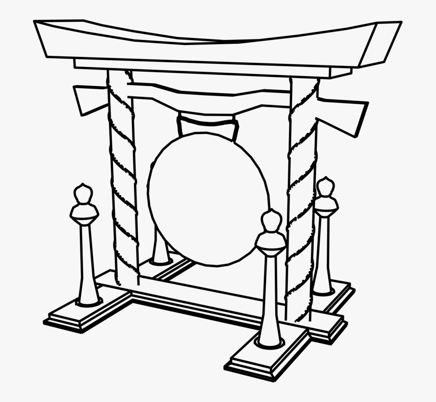 Line Art,recreation,angle - Gong Chinese Black And White, Transparent Clipart
