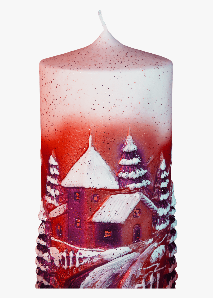 Red Christmas Candle Clip Arts - Krajina Vanocni Svicky, Transparent Clipart