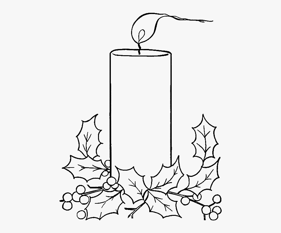 Best Colouring Pictures Of Candles, Transparent Clipart