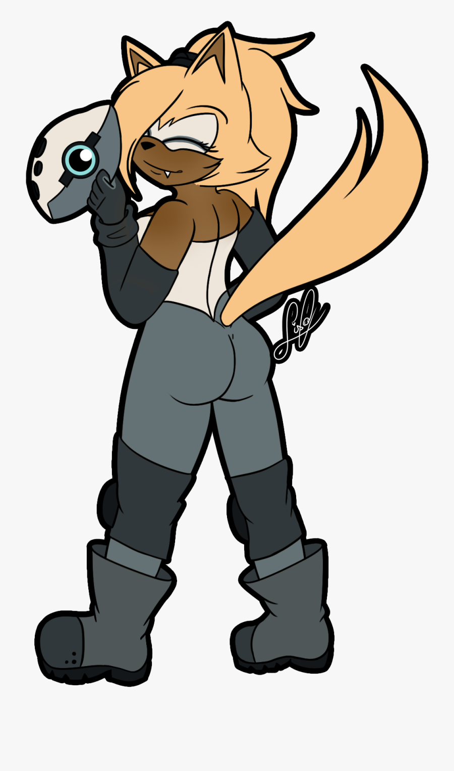 Whisper The Wolf - Cartoon, Transparent Clipart