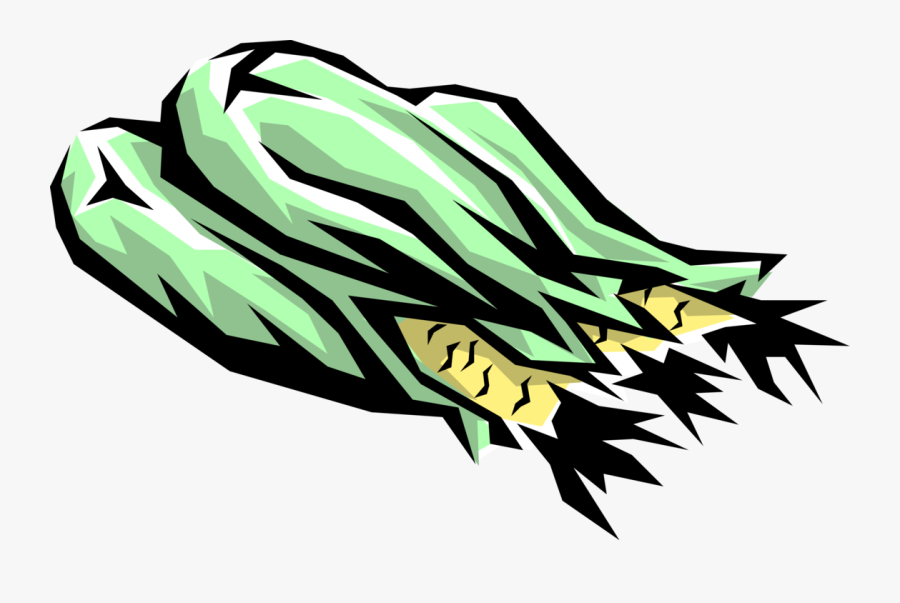 Vector Illustration Of Sweet Corn On The Cob Grain, Transparent Clipart