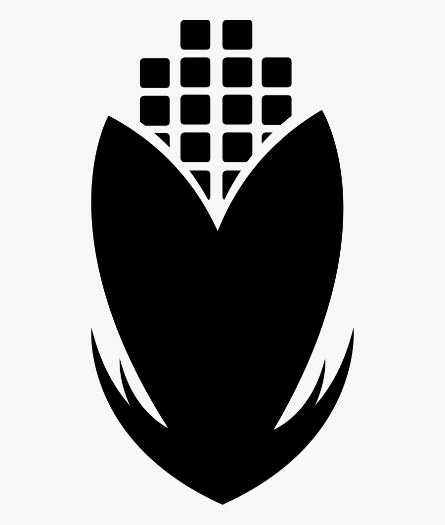 Geometrical Corn Cob, Transparent Clipart
