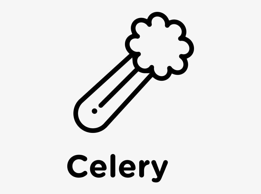 Celery Clip Art, Transparent Clipart
