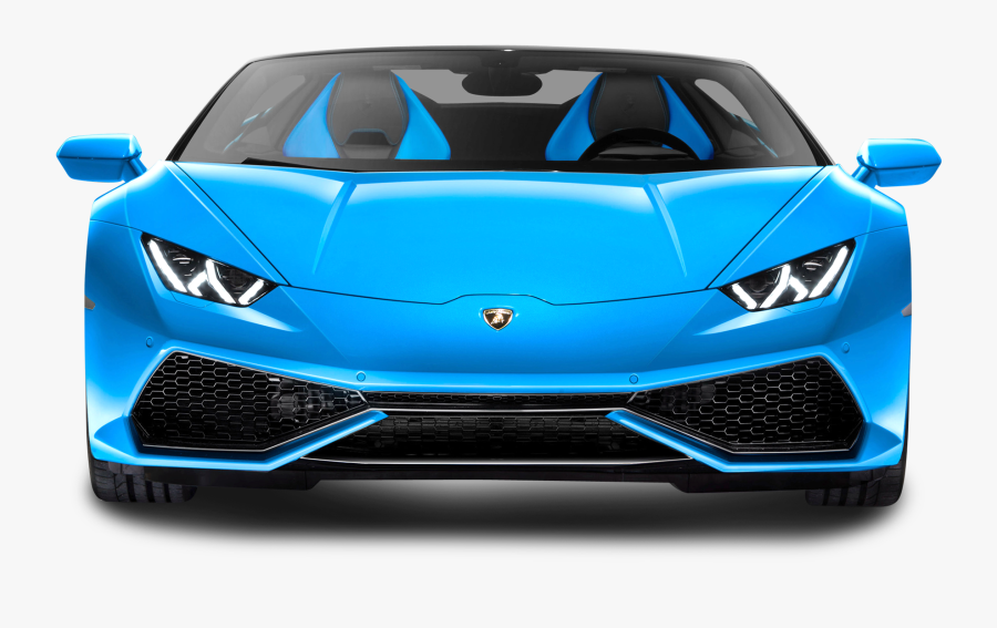 Lamborghini Huracan Front View, Transparent Clipart