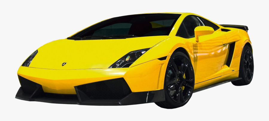 Yellow Lamborghini Free Png Image, Transparent Clipart