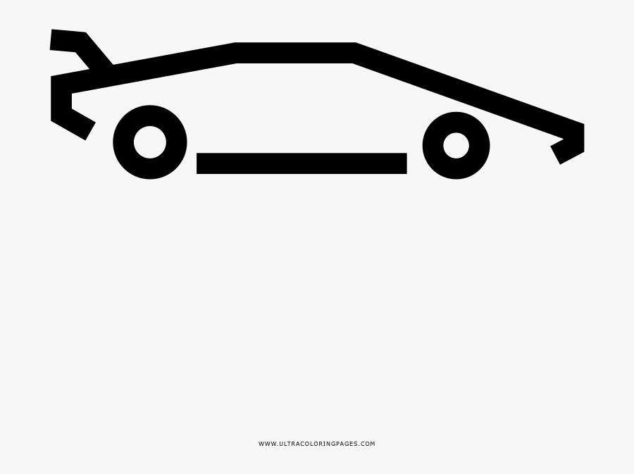 Lamborghini Countach Coloring Page, Transparent Clipart