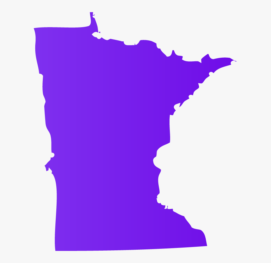 Minnesota Shape Of The State, Transparent Clipart
