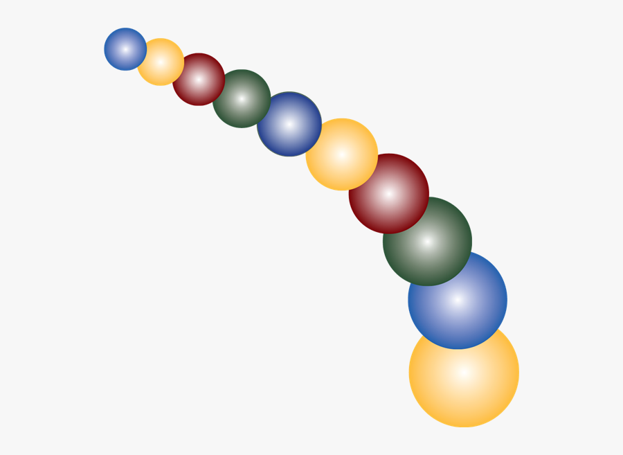 Row Of Circles, Transparent Clipart