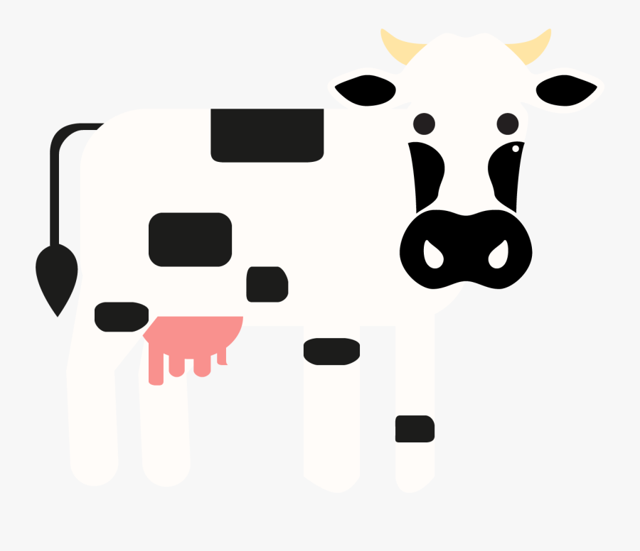 Dairy Cow Clip Art, Transparent Clipart