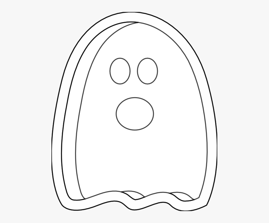 Ghost Clip Art Black And White, Transparent Clipart