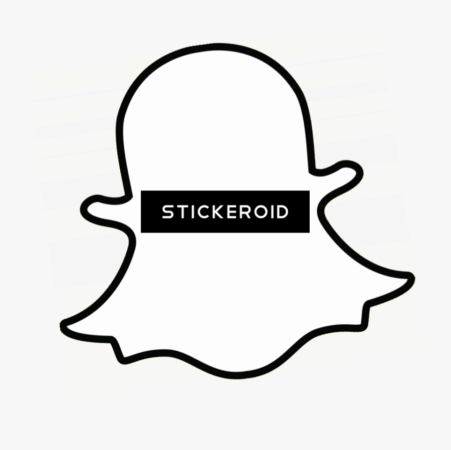 Snapchat Ghost Outline, Transparent Clipart