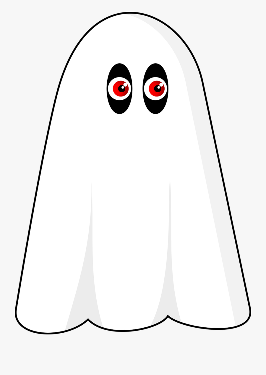 Ghost Clip Art Black And White, Transparent Clipart