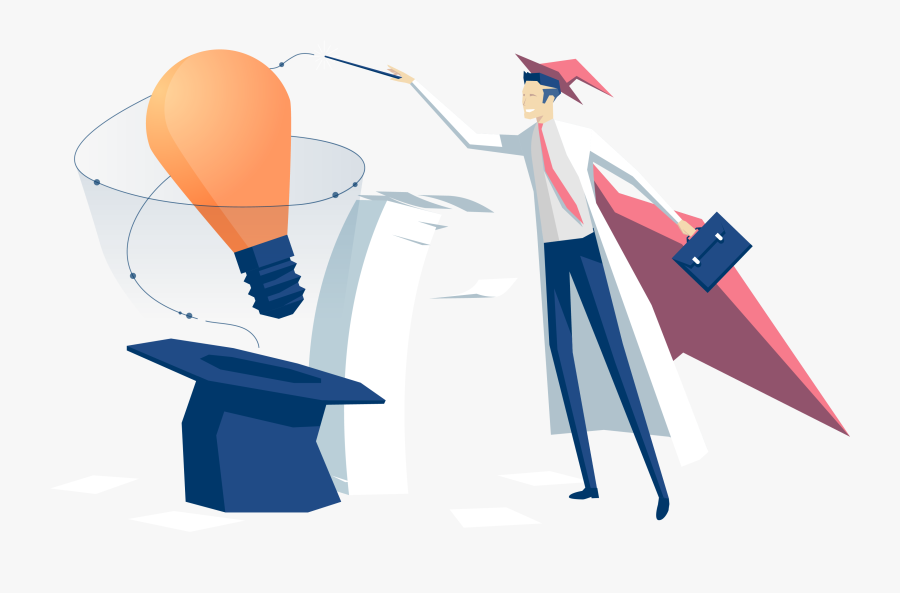 Turning Data Into Knowledge - Illustration, Transparent Clipart