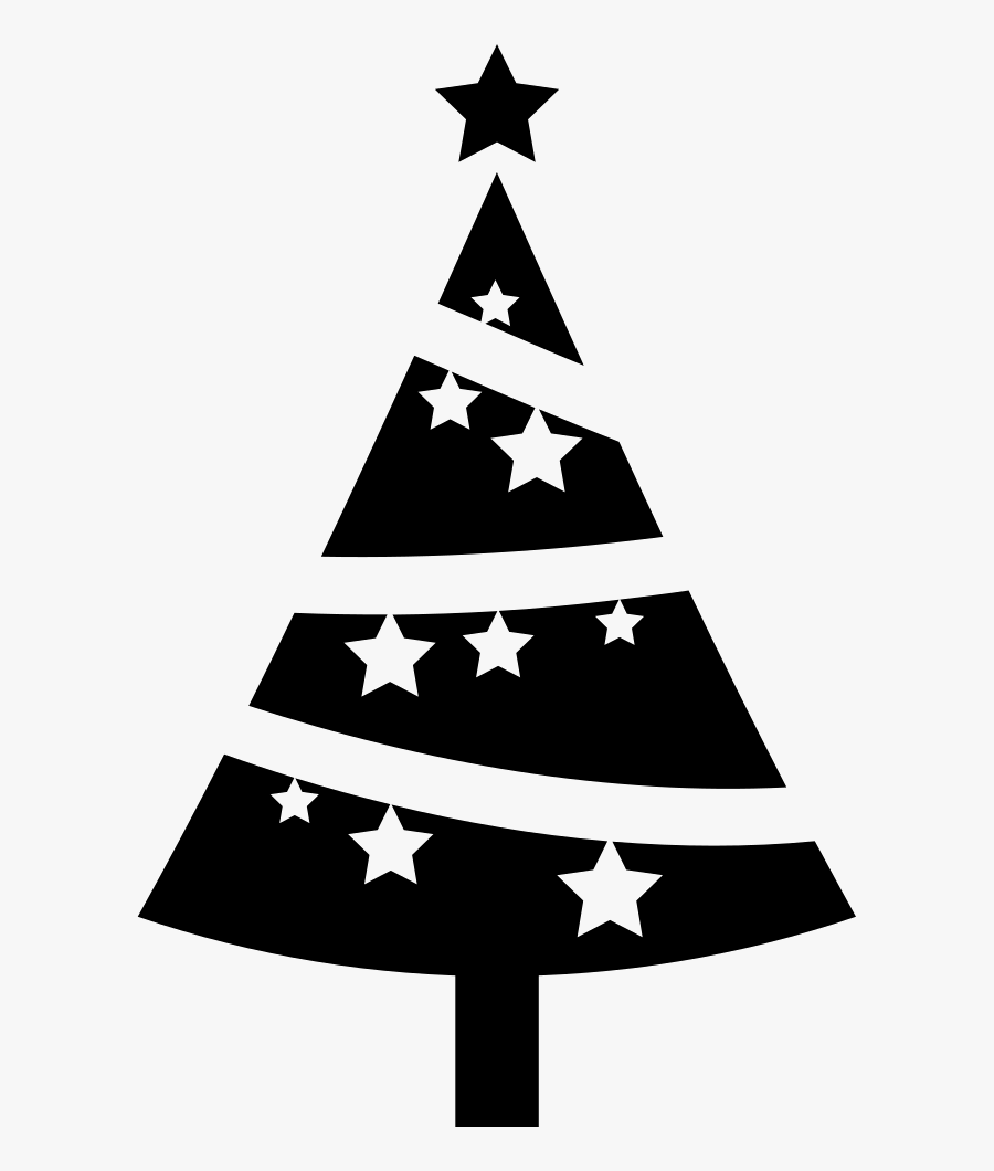 Portable Network Graphics Vector Graphics Christmas - Christmas Tree Vector Png Black And White, Transparent Clipart