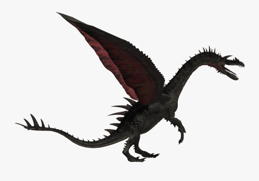 Skyrim Clipart - Dragon For Transparent Background, Transparent Clipart
