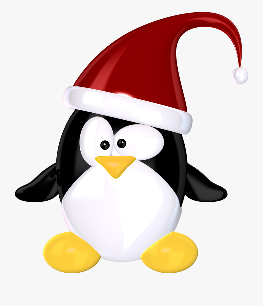 Penguin With Green Hat Clipart, Transparent Clipart