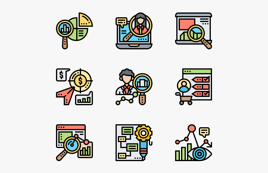 Statistical Analysis - Sales And Marketing Icon, Transparent Clipart