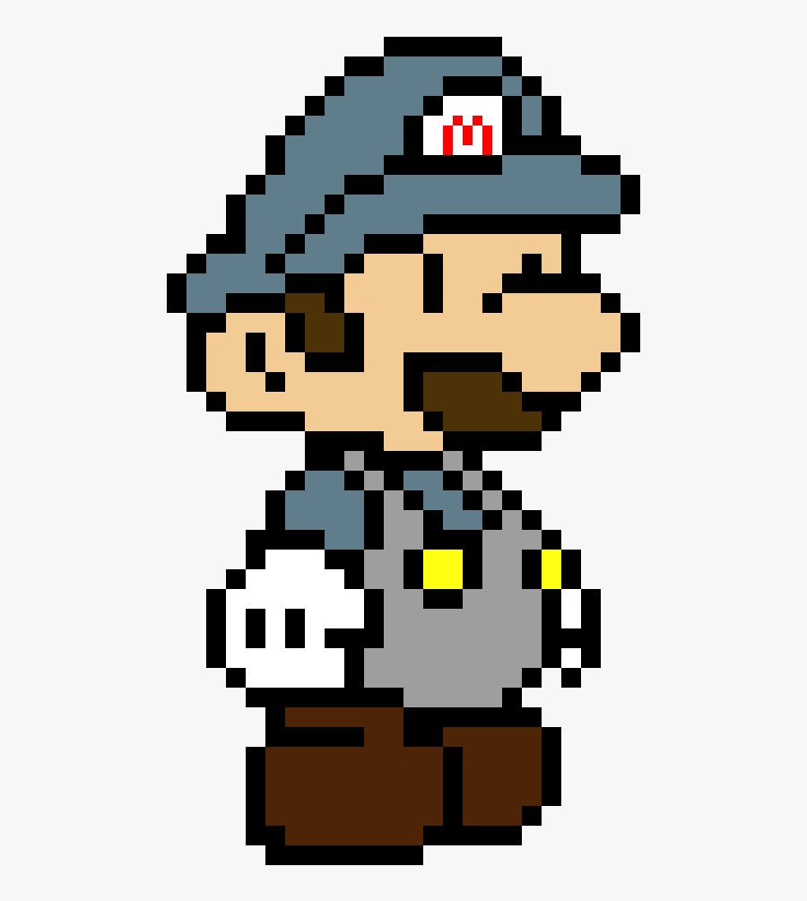 Pixel Mario And Luigi Clipart , Png Download - Paper Mario Pixel Art, Transparent Clipart