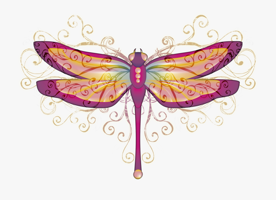 Cojines Con Diseño De Libelulas, Transparent Clipart