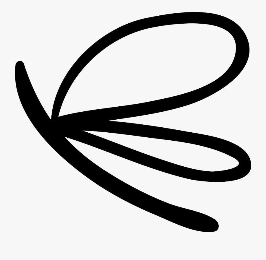 Dragonfly Hand Drawn Insect - Dragonfly Icon Png, Transparent Clipart