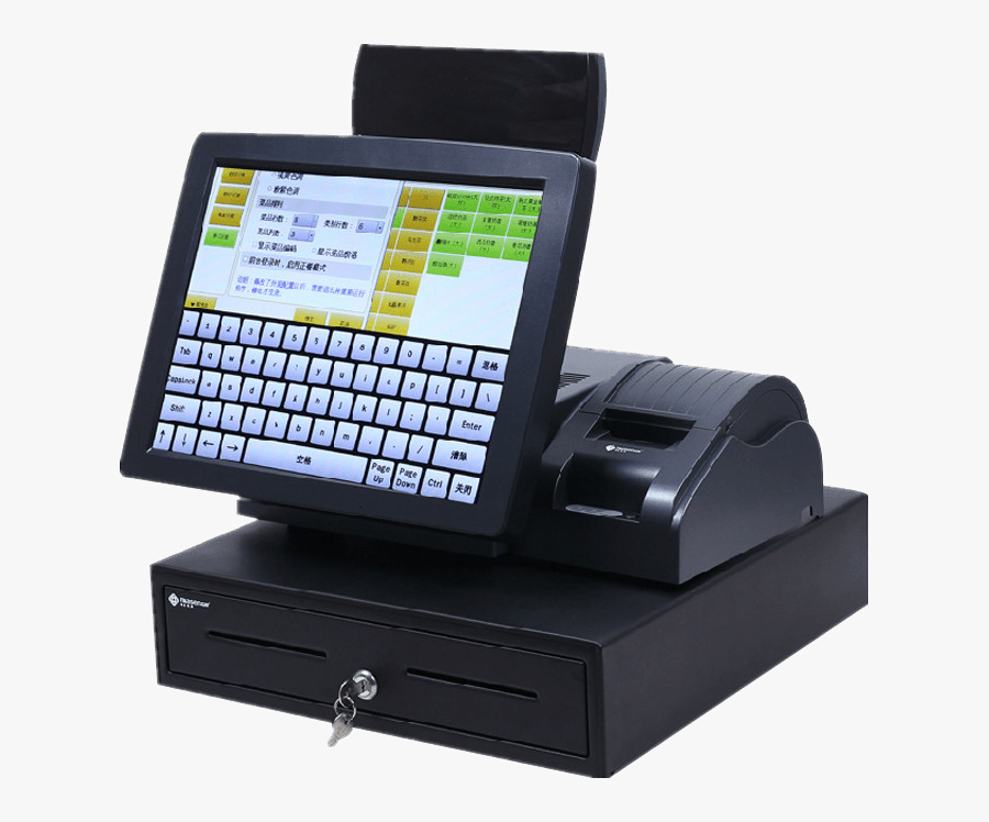 Supermarket Cash Register - Cash Register Png, Transparent Clipart