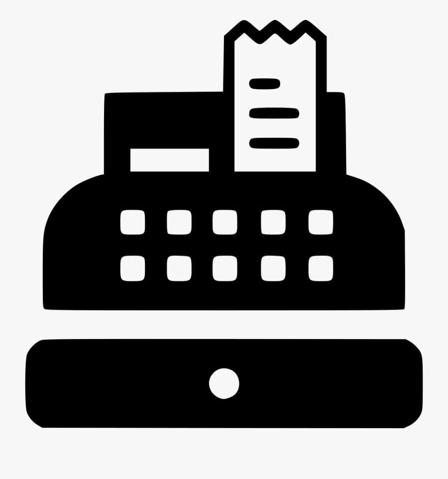 Cash Register, Transparent Clipart
