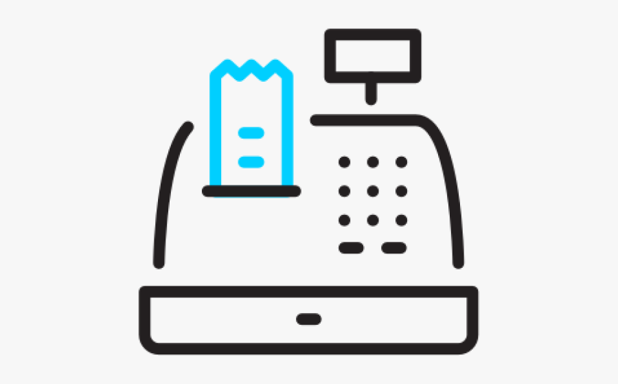 An Illustration Of A Cash Register, Transparent Clipart