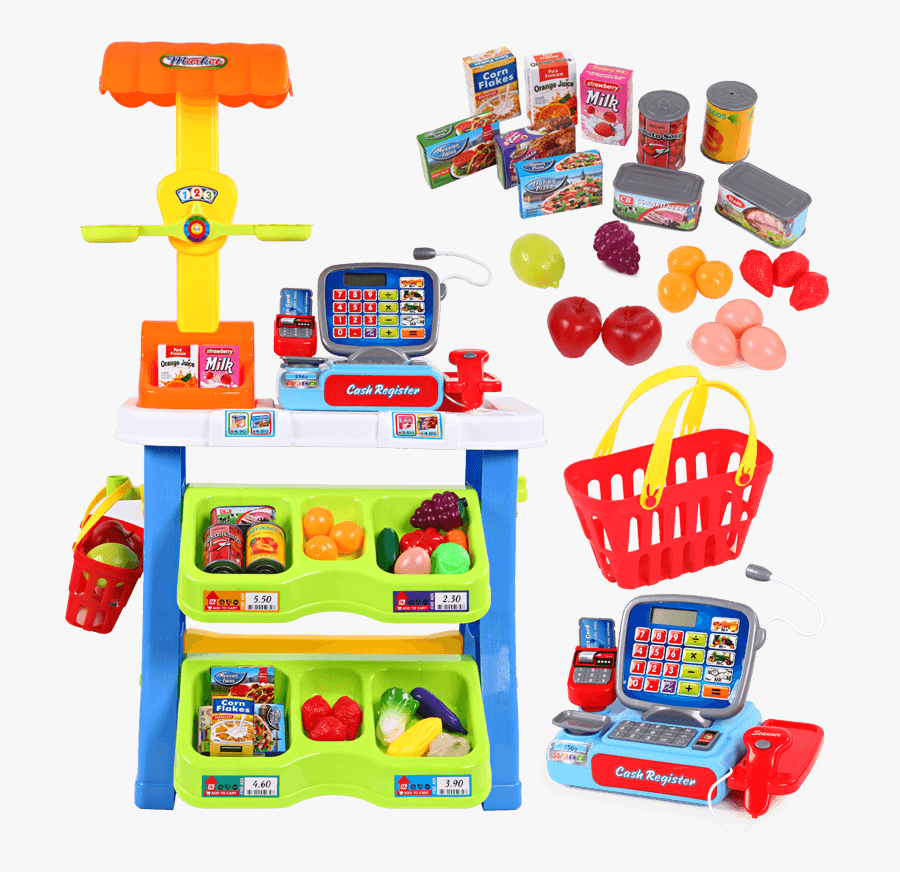 Bain Shi Girl Toy Supermarket Cash Register Cash Register - Cash Register, Transparent Clipart